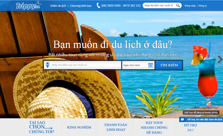 Website du lịch Kon Tum