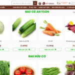 thiết kế website thực phẩm sạch